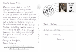 Carte Postale Juliana Fred Texte Maison Dandoy