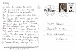 Carte Postale Hugo Hanne Texte Maison Dandoy