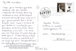 Carte Postale Juliana Agathe Texte Maison Dandoy