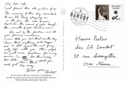 Carte Postale Philippe Hanne Texte Maison Dandoy